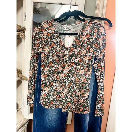 Annie Floral Mesh Top