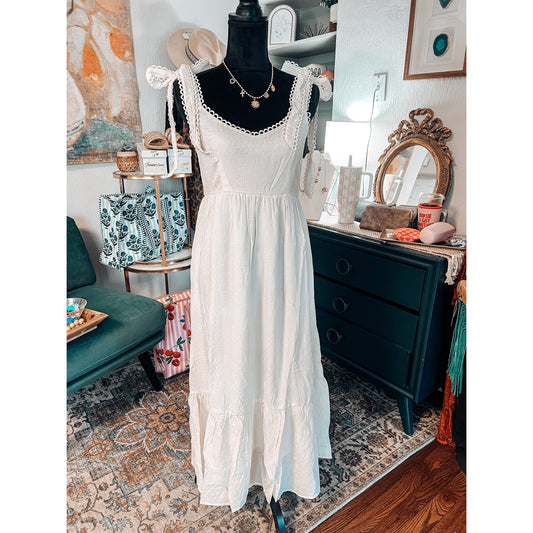 Eyelit Ivory Midi