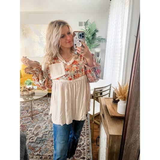 Fall Floral Top