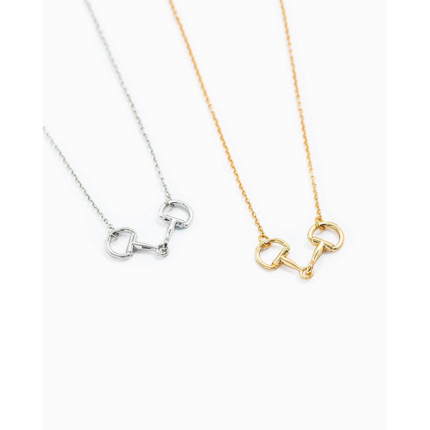 Western Double Linked Horsebit Necklace