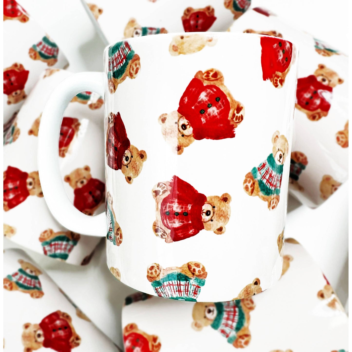 Christmas Bears Ceramic Coffee Mug