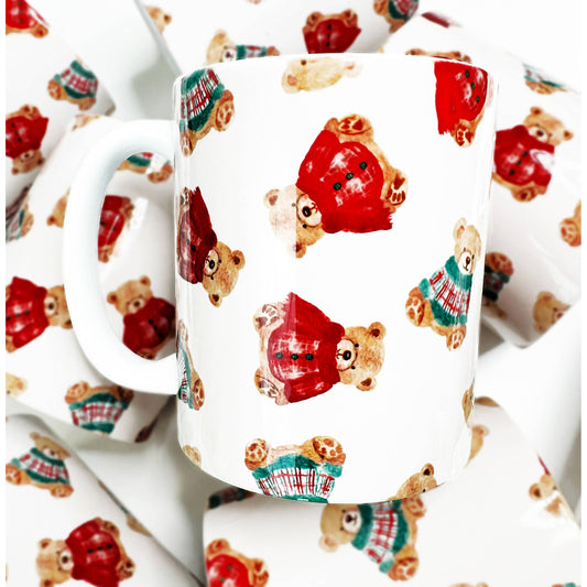 Christmas Bears Ceramic Coffee Mug
