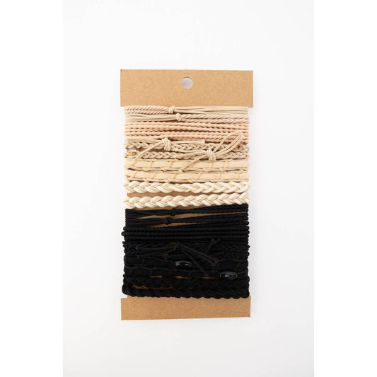 Bows & Knots Stackable Hair Tie Bracelet Set 🎀