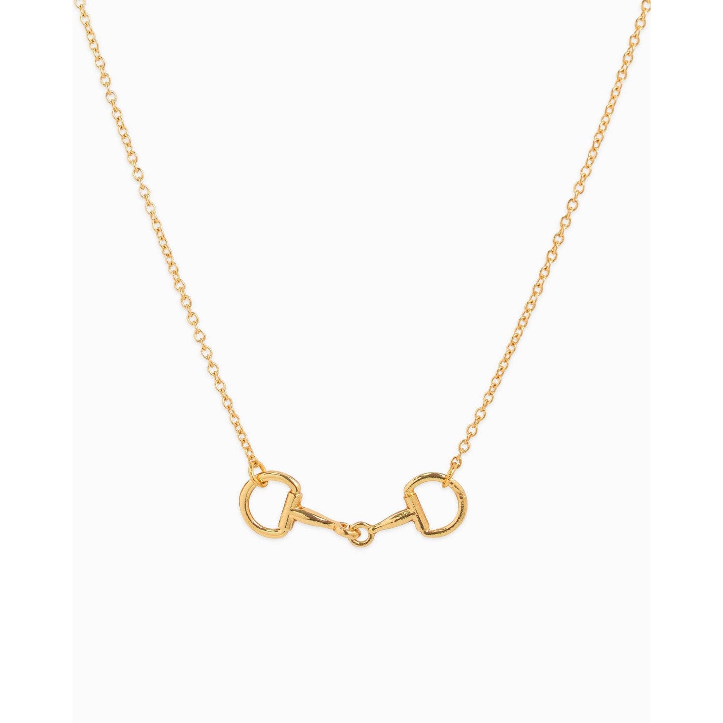 Western Double Linked Horsebit Necklace