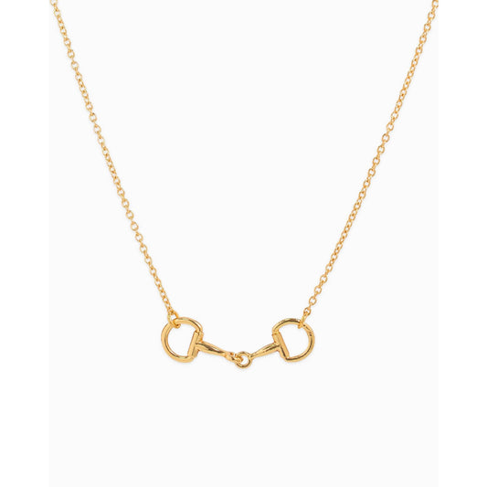 Western Double Linked Horsebit Necklace