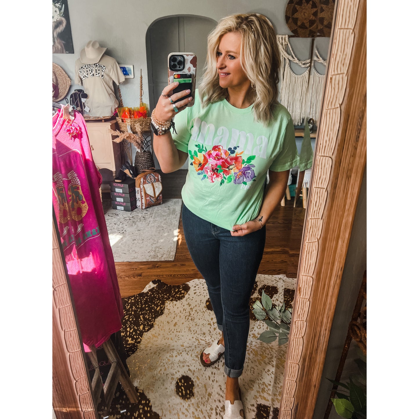 Mama Floral Tee