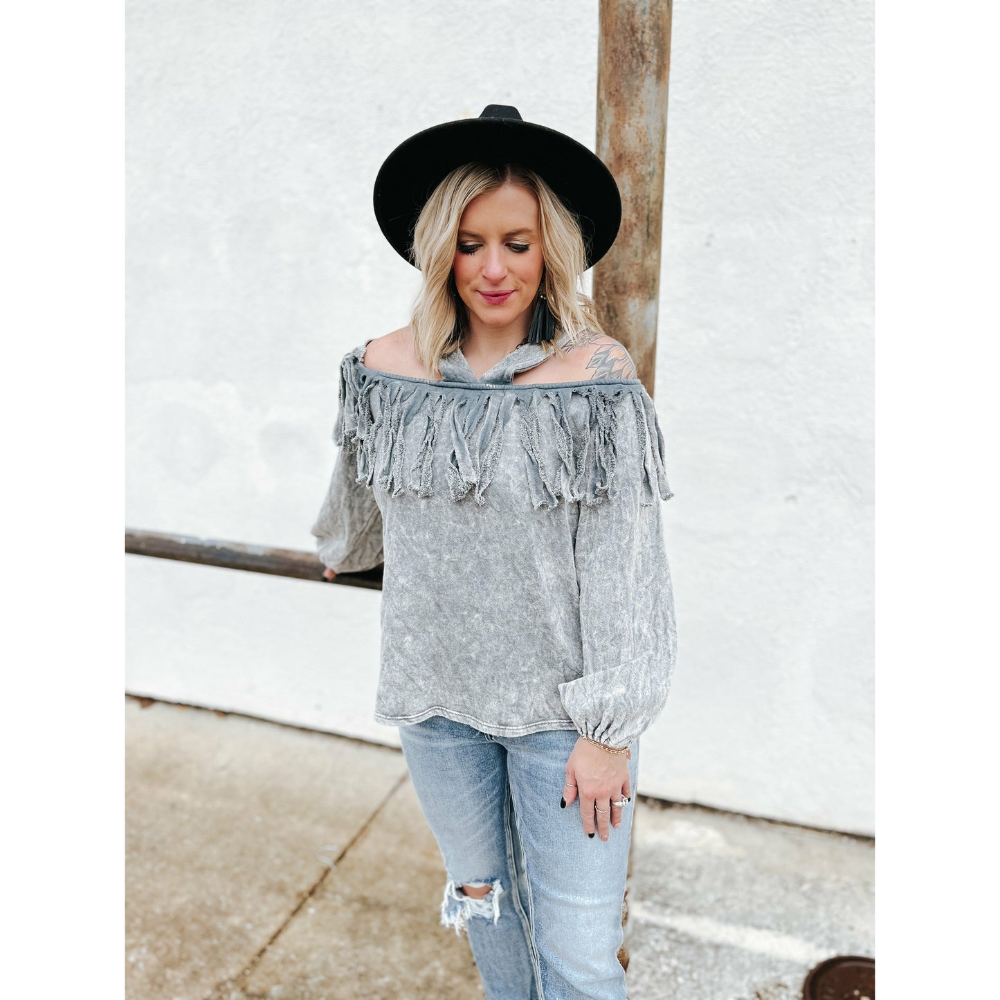 Should've Known Better Fringe Top