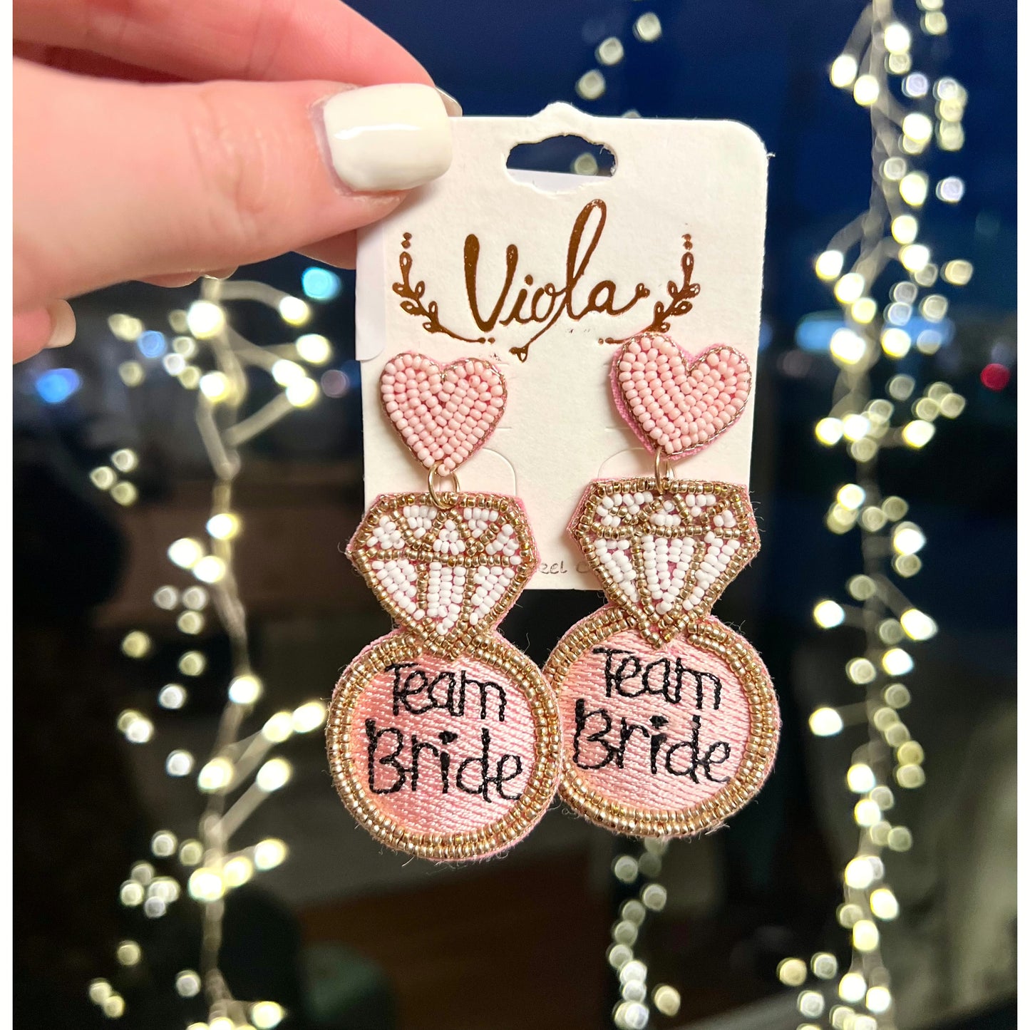 Bridal Party Beaded Earrings