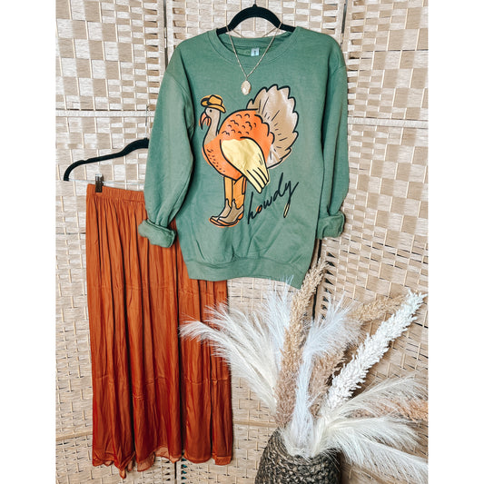 Howdy Turkey Pullover